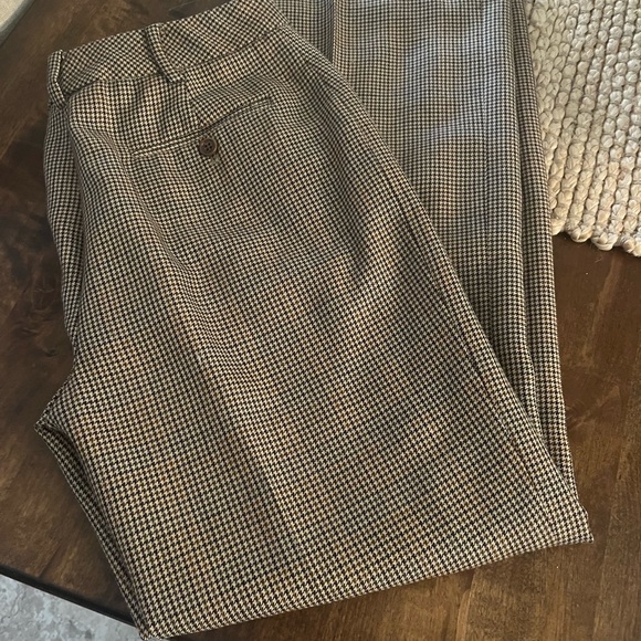 Brooks Brothers slim Glen plaid wool trousers - Picture 12 of 15